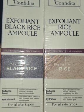 Exfoliant Black Rice Ampoule — Black